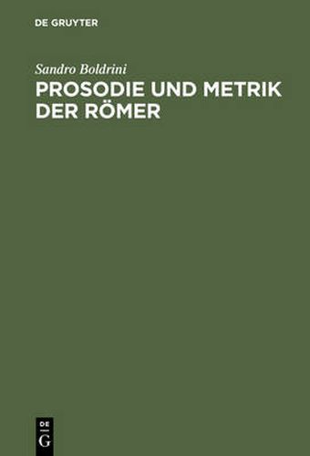 Cover image for Prosodie Und Metrik Der Roemer