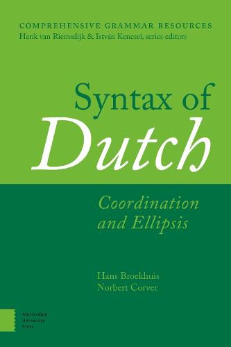 Cover image for Syntax of Dutch: Coordination and Ellipsis