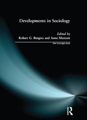 Cover image for Developments in Sociology