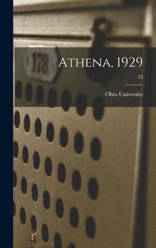 Cover image for Athena, 1929; 25