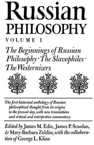 Cover image for Russian Philosophy V1: Beginnings Of Russian Philosophy