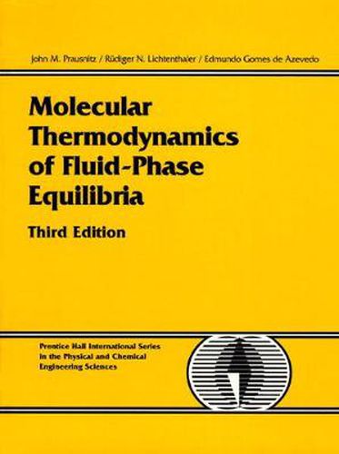 Cover image for Molecular Thermodynamics of Fluid-Phase Equilibria