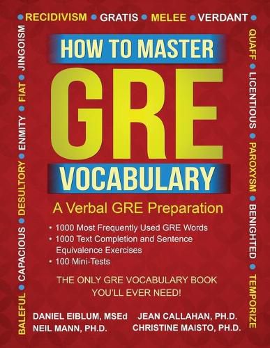 Cover image for How to Master GRE Vocabulary: A Verbal GRE Preparation