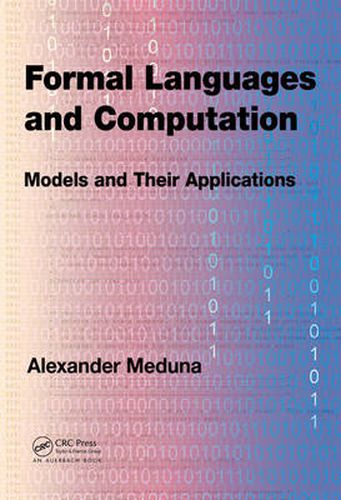 Cover image for Formal Languages and Computation: Models and Their Applications