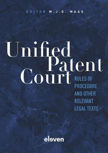Cover image for Unified Patent Court