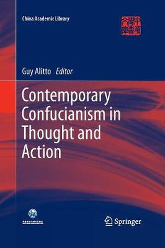 Cover image for Contemporary Confucianism in Thought and Action