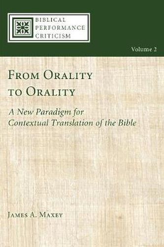 Cover image for From Orality to Orality