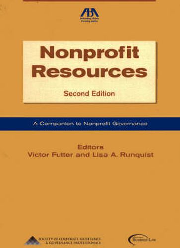 Nonprofit Resources: a Companion to Nonprofit Governance and Management