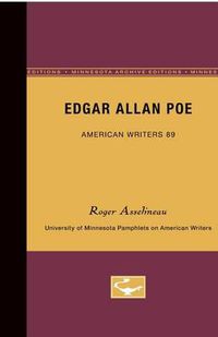 Cover image for Edgar Allan Poe - American Writers 89: University of Minnesota Pamphlets on American Writers