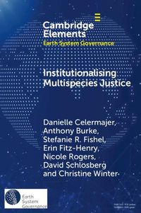 Cover image for Institutionalising Multispecies Justice