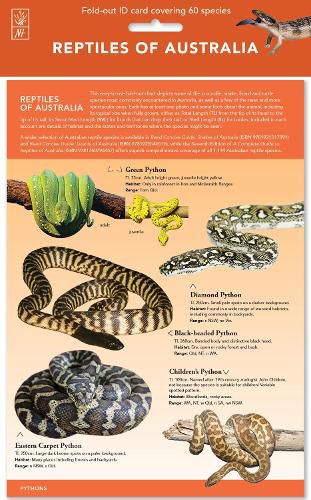 Cover image for Reptiles of Australia ID Chart