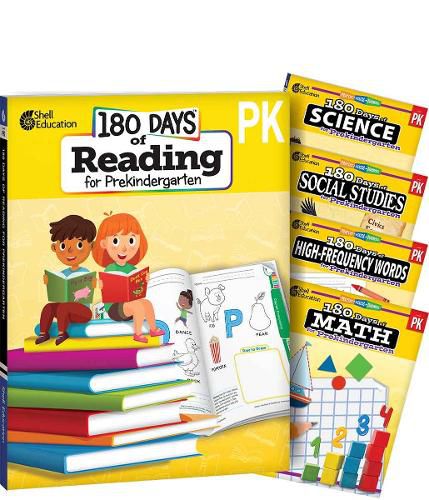 Cover image for 180 Days (TM): Reading, Math, High-Frequency Words Social Studies, and Science for Pre K 5- Book Set