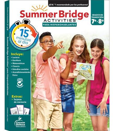 Cover image for Summer Bridge Activities Spanish 7-8, Grades 7 - 8