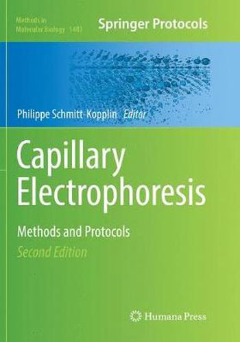 Cover image for Capillary Electrophoresis: Methods and Protocols