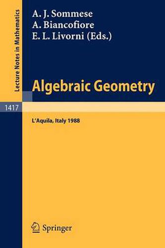 Algebraic Geometry: International Conference Proceedings