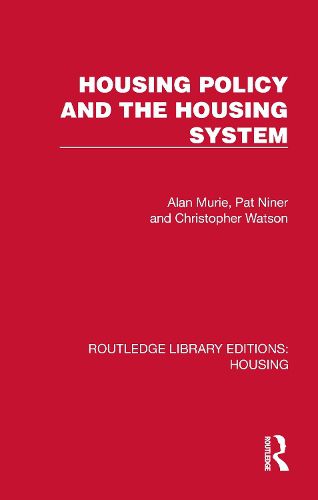 Cover image for Housing Policy and the Housing System