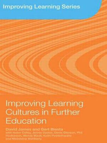 Cover image for Improving Learning Cultures in Further Education