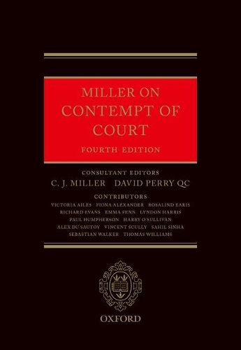 Miller on Contempt of Court