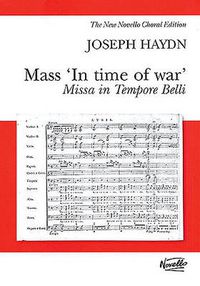 Cover image for Joseph Haydn: Mass In Time Of War (Vocal Score Ed. Pilkington)