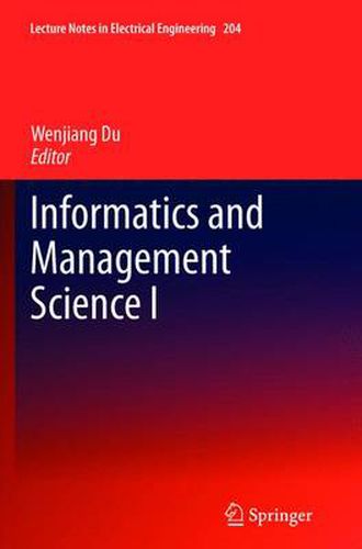 Cover image for Informatics and Management Science I