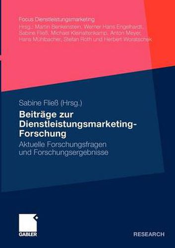 Cover image for Beitrage Zur Dienstleistungsmarketing-Forschung: Aktuelle Forschungsfragen Und Forschungsergebnisse