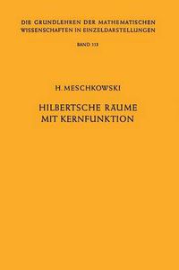 Cover image for Hilbertsche Raume Mit Kernfunktion