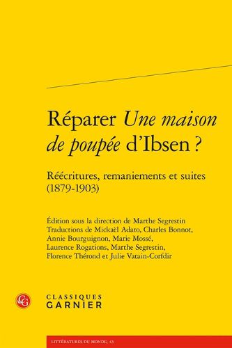 Cover image for Reparer Une Maison de Poupee d'Ibsen ?