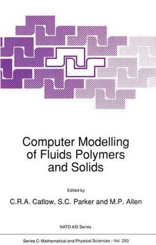 Cover image for Computer Modelling of Fluids Polymers and Solids