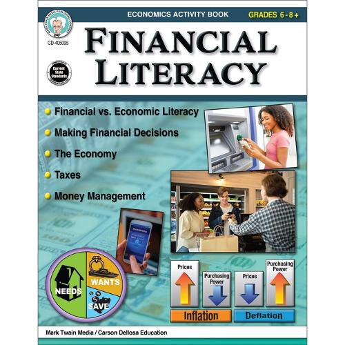 Cover image for Financial Literacy Workbook, Grades 6 - 12