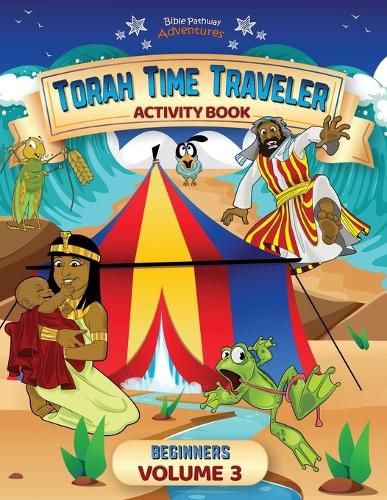 Cover image for Torah Time Traveler Activity Book for Beginners (Volume 3)