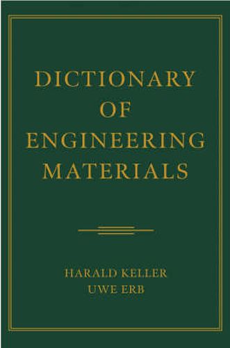 Cover image for Dictionary of Engineering Materials