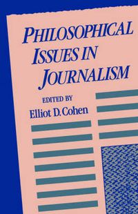 Cover image for Philosophical Issues Journalism