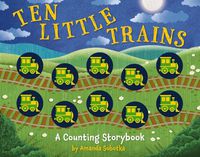 Cover image for Ten Little Trains