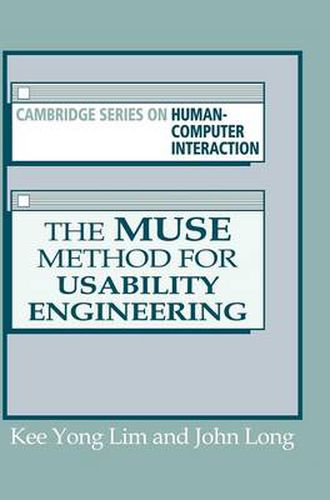 Cover image for The Muse Method for Usability Engineering