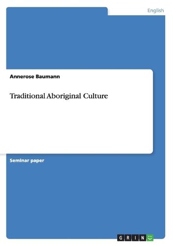 Cover image for Traditional Aboriginal Culture