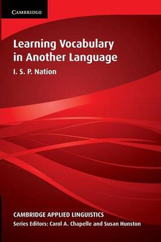 Cover image for Learning Vocabulary in Another Language