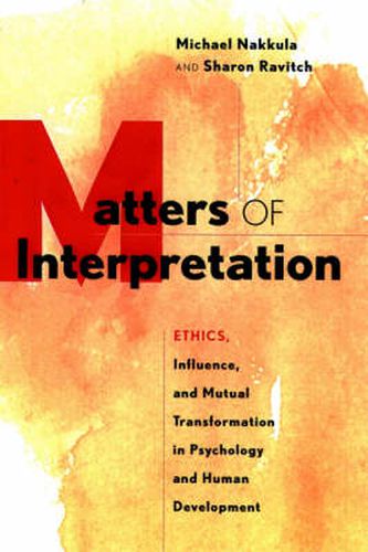 Cover image for Matters of Interpretation