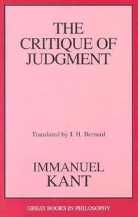 Cover image for The Critique of Judgment
