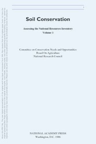 Soil Conservation: Assessing the National Resources Inventory