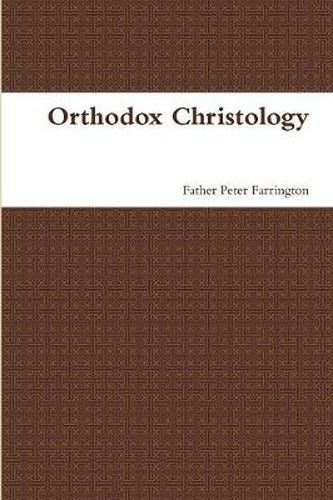 Cover image for Orthodox Christology