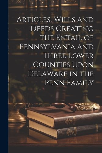 Cover image for Articles, Wills and Deeds Creating the Entail of Pennsylvania and Three Lower Counties Upon Delaware in the Penn Family