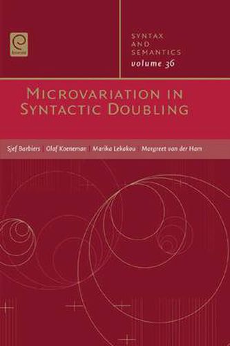 Cover image for Microvariation in Syntactic Doubling