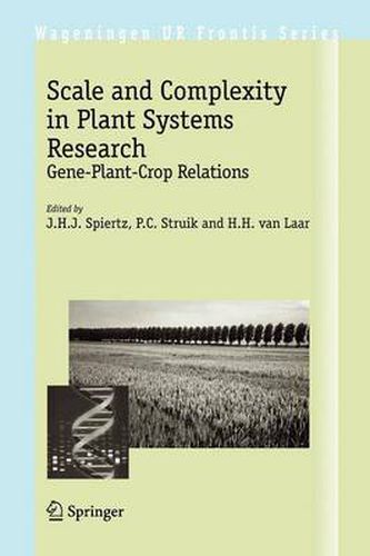 Cover image for Scale and Complexity in Plant Systems Research: Gene-Plant-Crop Relations