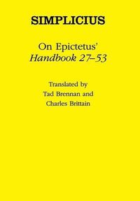 Cover image for On Epictetus'  Handbook 27-53