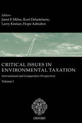 Cover image for Critical Issues in Environmental Taxation: International and Comparative Perspectives