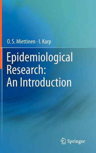 Cover image for Epidemiological Research: An Introduction