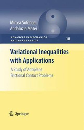 Cover image for Variational Inequalities with Applications: A Study of Antiplane Frictional Contact Problems