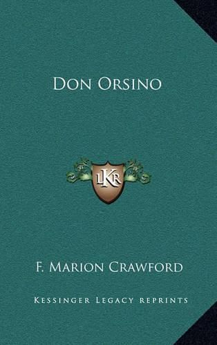 Cover image for Don Orsino