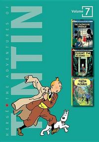 Cover image for The Adventures of Tintin, Volume 7: The Castafiore Emerald, Flight 714 to Sydney, and Tintin and the Picaros