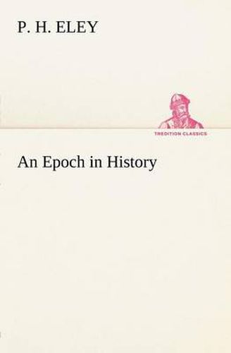 Cover image for An Epoch in History